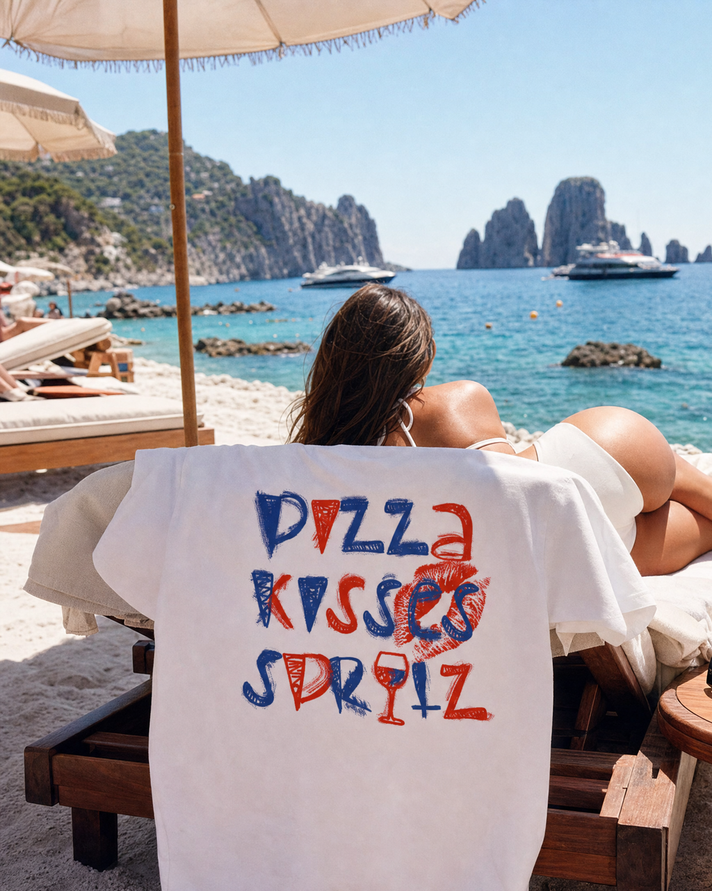 Pizza Kisses Spritz - Oversized Tee
