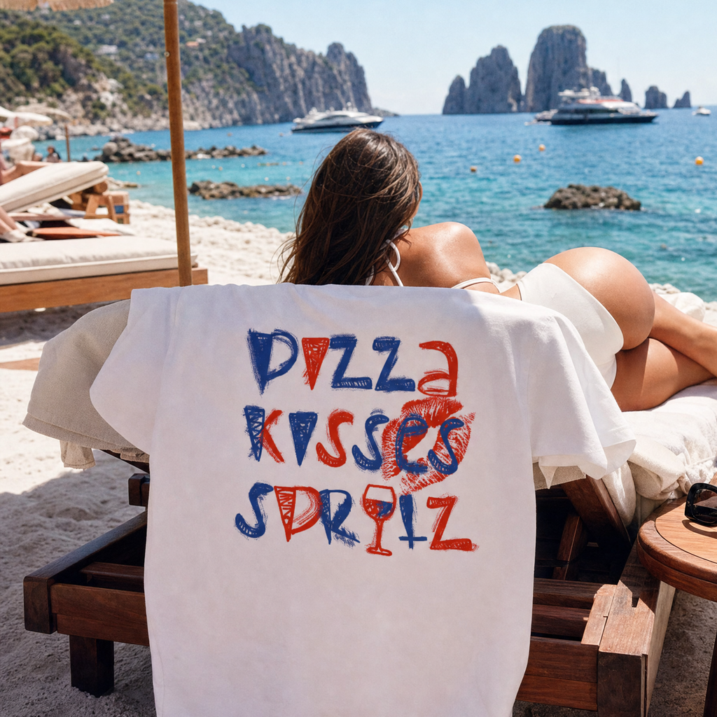 Pizza Kisses Spritz - Oversized Tee