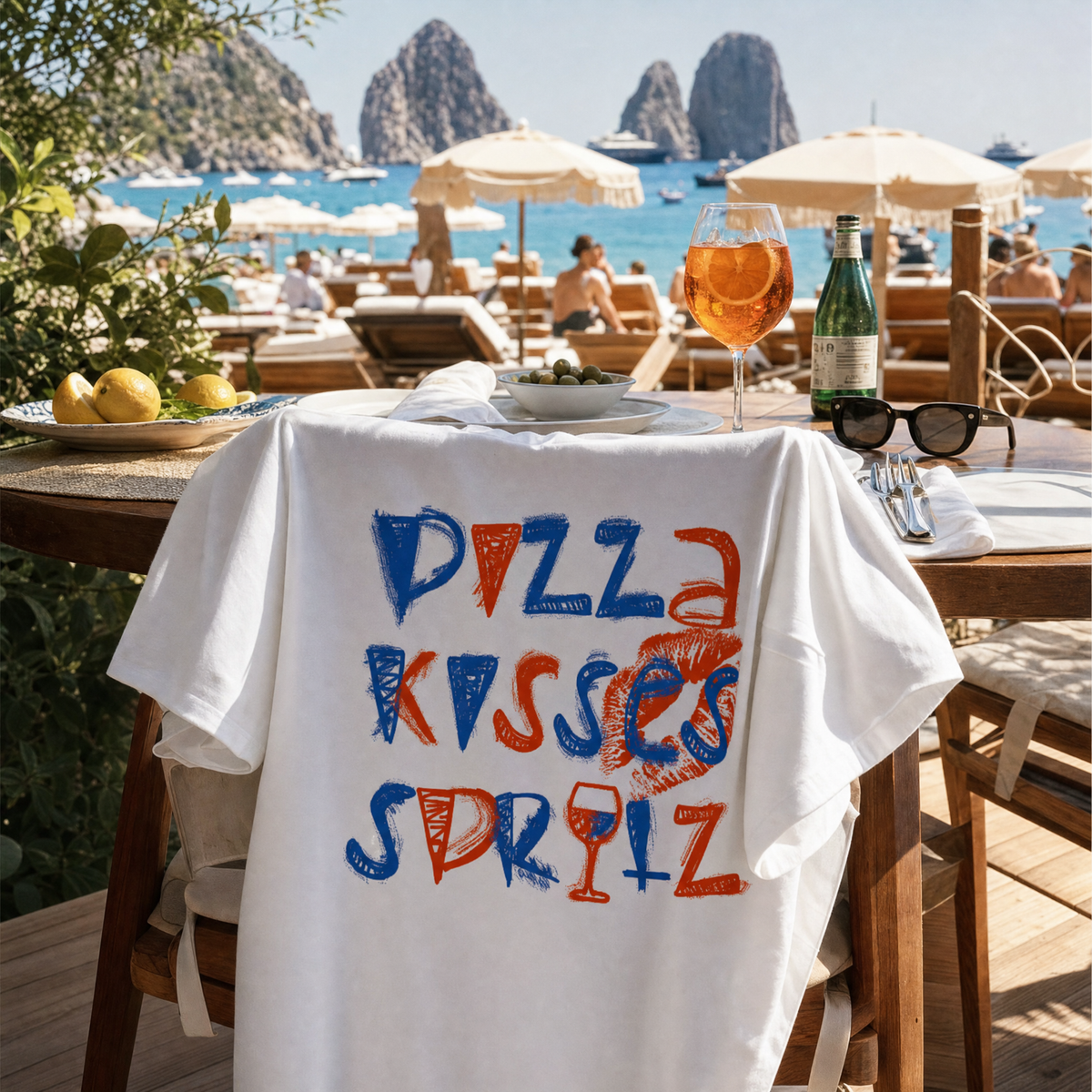 Pizza Kisses Spritz - Oversized Tee