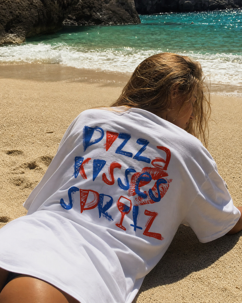 Pizza Kisses Spritz - Oversized Tee